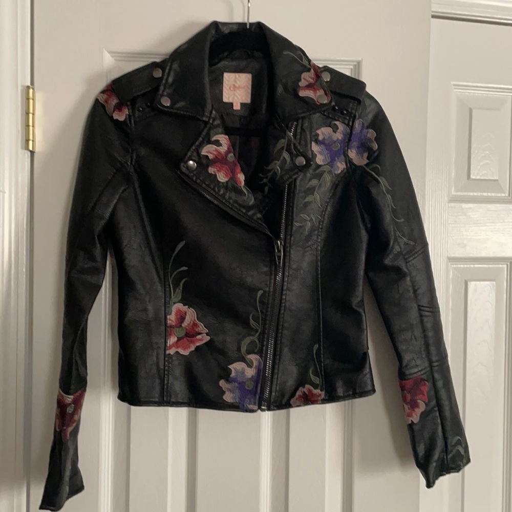Candies genuine leather jacket size small